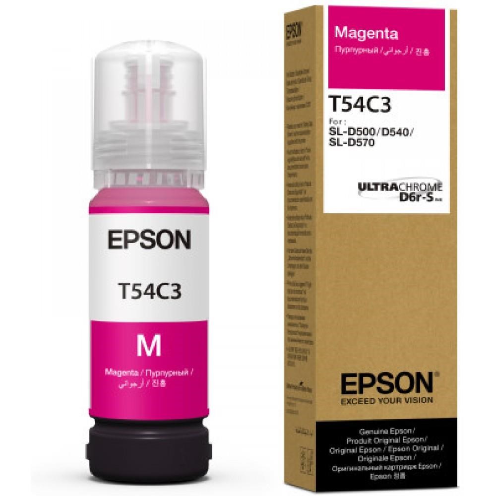 EPSON SURELAB SL-D500  T54C3 KIRMIZI MÜREKKEP 70ml  C13T54C320