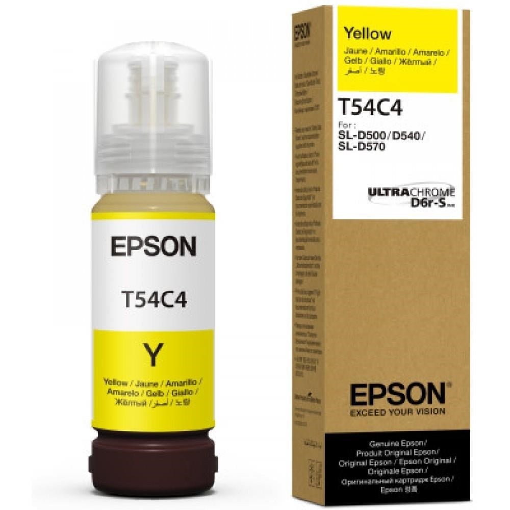 EPSON SURELAB SL-D500  T54C4 SARI MÜREKKEP 70ml  C13T54C420