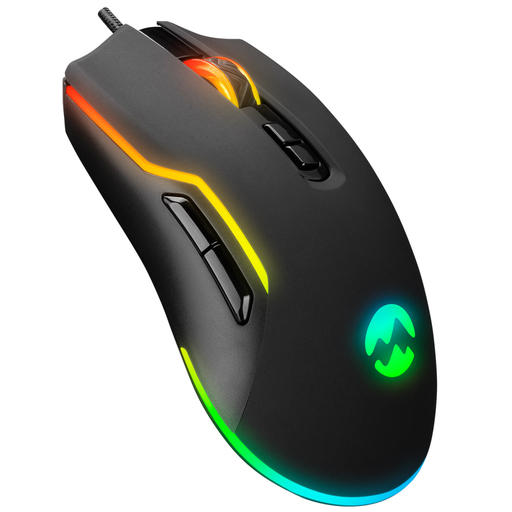 EVEREST SM-G14, DUSK, RGB Aydınlatma, USB Kablolu, Programlanabilir 7 Tuşlu, Gaming Mouse, 7.200 DPI, Siyah