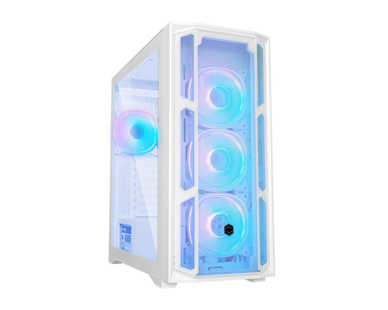FRISBY 750W 80+ BRONZE CX-501 Gaming Mid-Tower PC Kasası Beyaz
