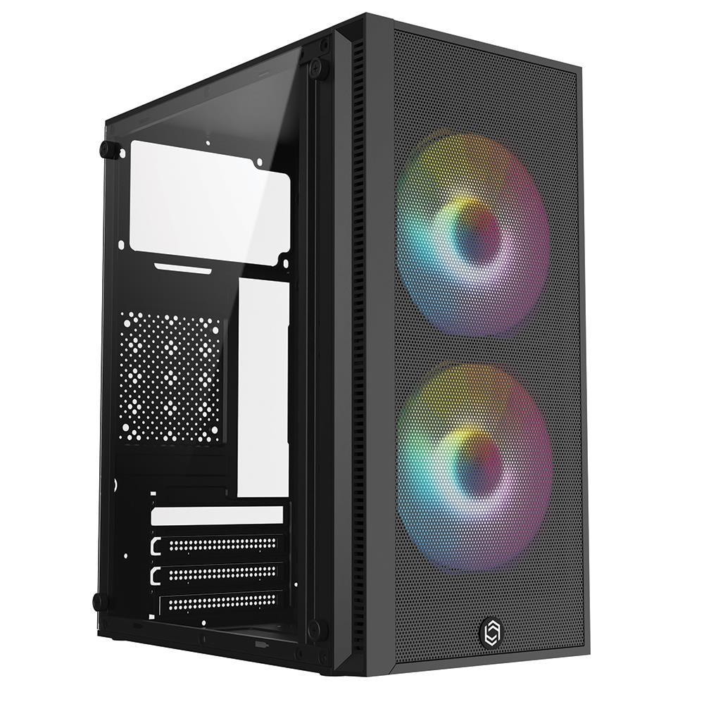 Frisby FC-8970G Mini Tower Gaming Kasa (300W) 2 x 120mm Rainbow Fan