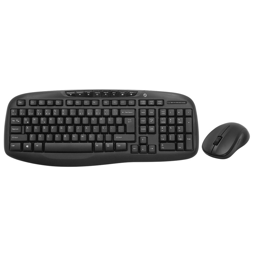 FRISBY Q TR FK-4830WQ Kablosuz Multimedya Klavye Mouse Set Beyaz