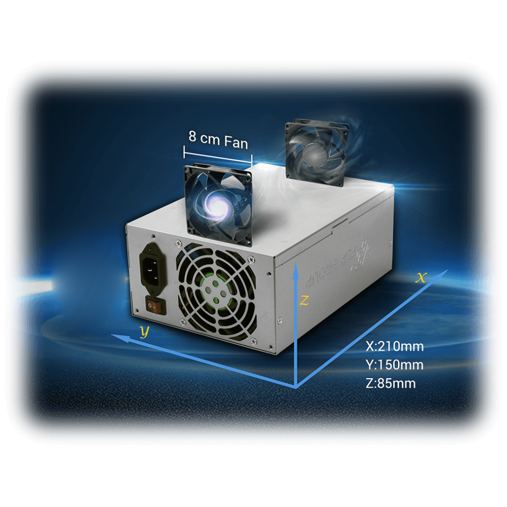 FSP CANNON, FSP1600-55YD, 1600W, 2x8cm Fan, GAMING ATX, Power Supply (PSU)