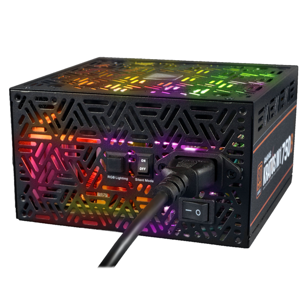 GAMDIAS 750W 80+ BRONZE KRATOS M1-750B 12cm RGB Fanlı Power Supply
