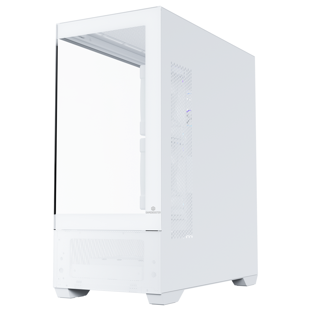 GAMEBOOSTER 750W+ BRONZE NYVRA ALPHA JBST-GBXMC04 3-ARGB Fanlı Gaming Mid-Tower PC Kasası Beyaz