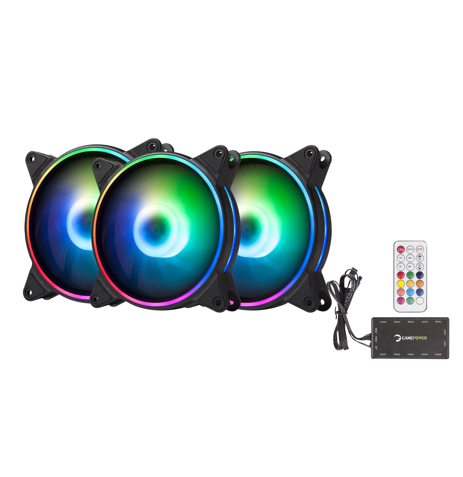GAMEPOWER AIR TURBINE ARGB 3x12CM FAN KIT SETGAMEPOWER AIR TURBINE ARGB 3x12CM FAN KIT SETGamepowerSoğutucularB0000GAMEPOWER