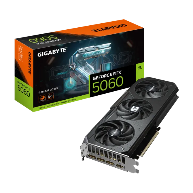 GIGABYTE 8GB RTX5060 GAMING OC GV-N5060GAMING OC-8GD GDDR7 128bit HDMI-DP PCIE 5.0