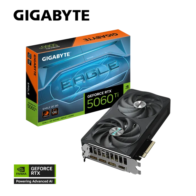 GIGABYTE 8GB RTX5060TI GV-N506TEAGLE OC-8GD GDDR7 128bit HDMI-DP PCIE 5.0