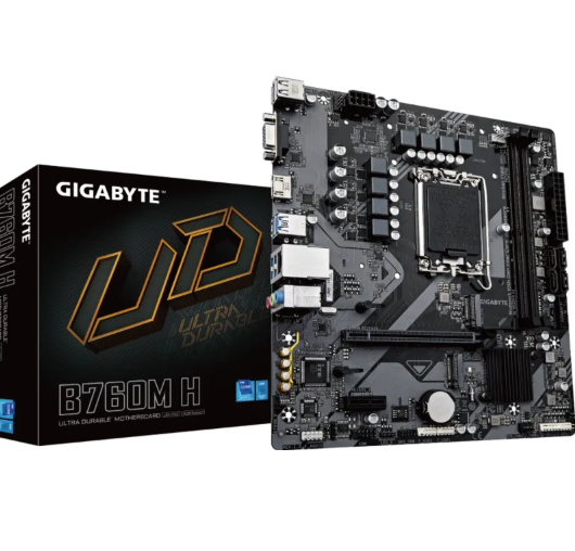GIGABYTE B760M-H DDR5 VGA-HDMI PCIe 4.0 1700p mATX