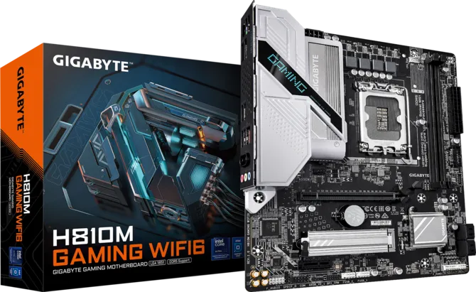 GIGABYTE H810M GAMING WIIFI6 HDMI-DP PCIE 4.0 1851p mATX
