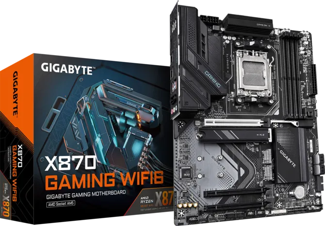 GIGABYTE X870 GAMING WIFI6 HDMDP TYPEC PCIE 5.0 AM5 ATX