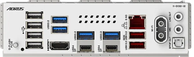 GIGABYTE X870E-A ELITE WIFI7 ICE DDR5 HDMI-DP TYPEC PCIE 5.0 AM5 ATX BEYAZ