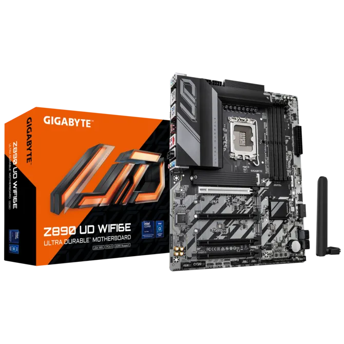GIGABYTE Z890 UD WIFI6E DDR5 HDMI-DP TYPEC PCIE 5.0 1851p ATX