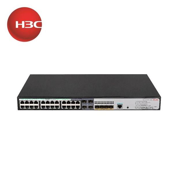 H3C 24port S5120V3-28F-LI GIGABIT 2-SFP+2-10GBE SFP+  YÖNETİLEBİLİR RACKMOUNT SWITCH 