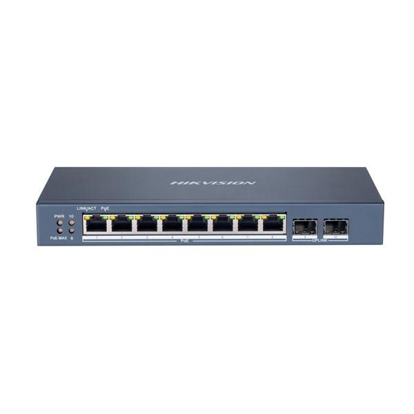 HIKVISION 8port 120w FULL PoE DS-3E1510P-SI GIGABIT 2X SFP Yönetilemez Switch