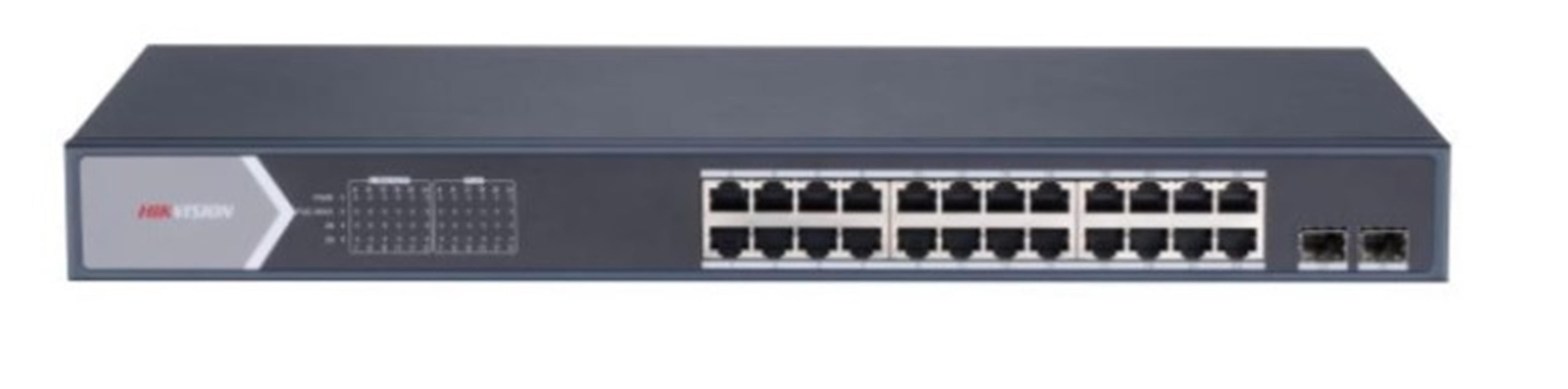 Hikvision DS-3E1526P-SI 26 Port Gbit 24 Port Poe 370W 1xGbit+1xSFP Uplink Yönetilebilir Switch
