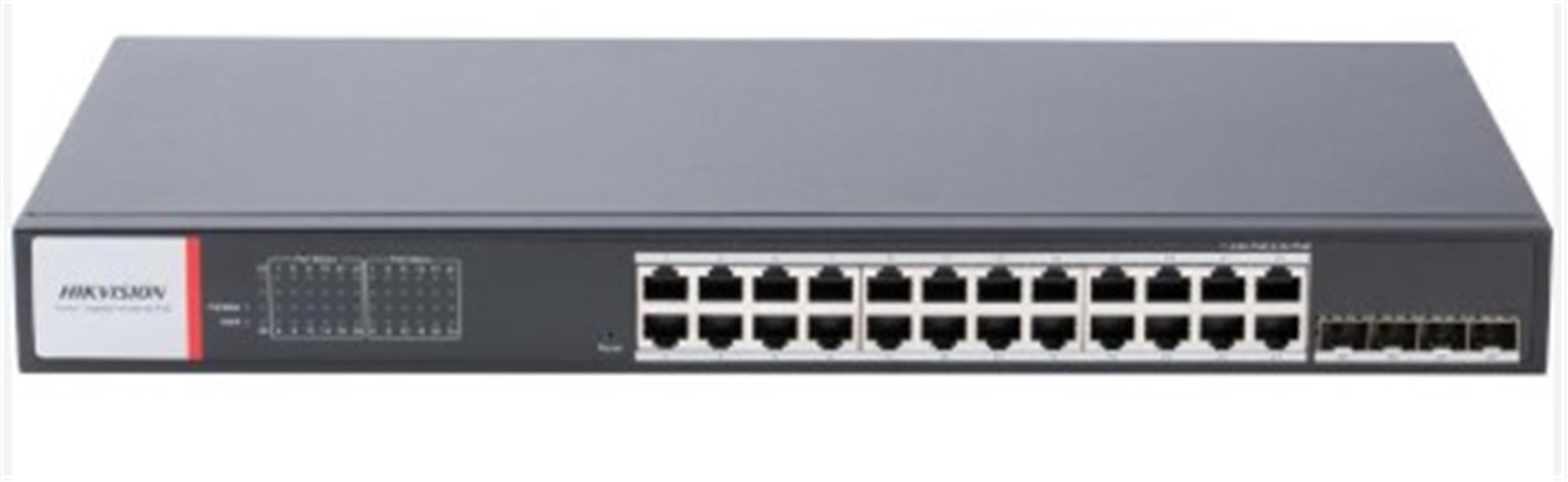 Hikvision DS-3T1528HP-SI-24P4F 24Port GE +4Sfp 480W Yönetilebilir Gigabit Switch
