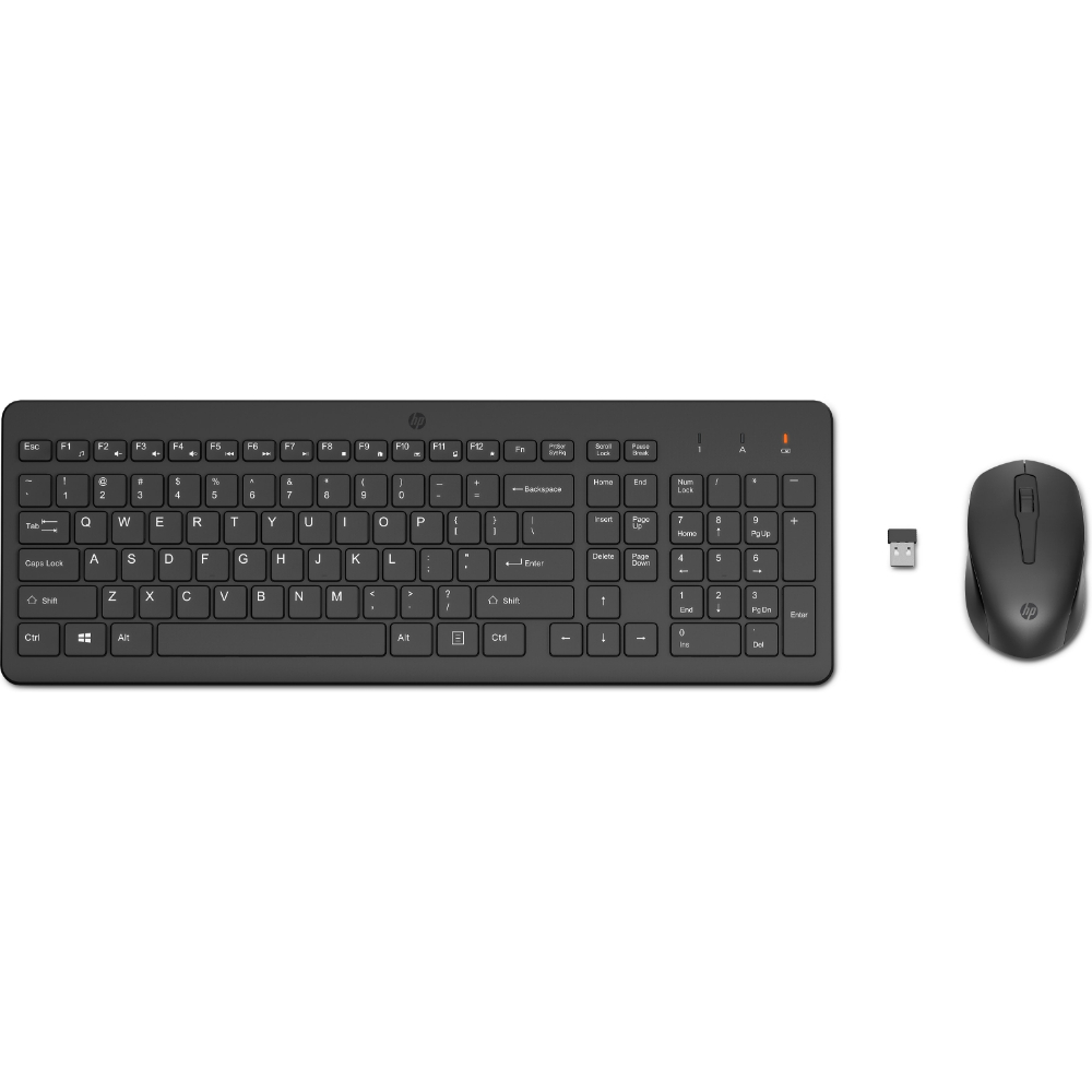 HP 330 Kablosuz Klasik Klavye ve Mouse Seti Siyah - 2V9E6AA