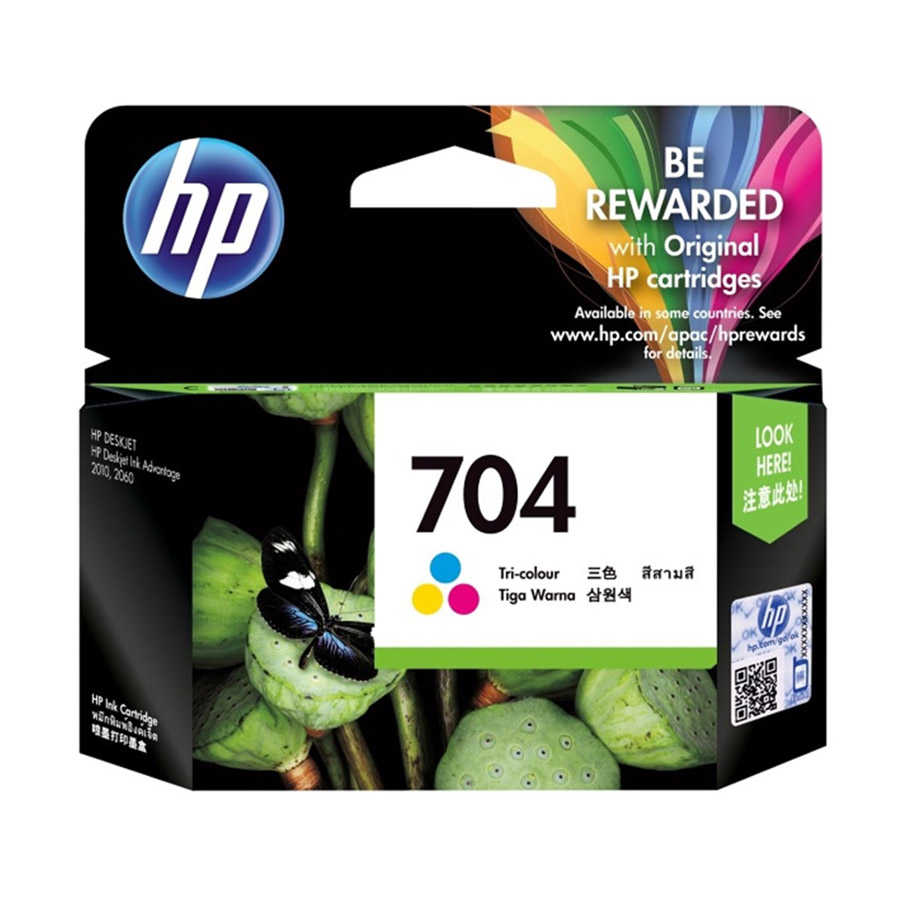 HP CN693A No 704 3 Renkli Mürekkep Kartuşu