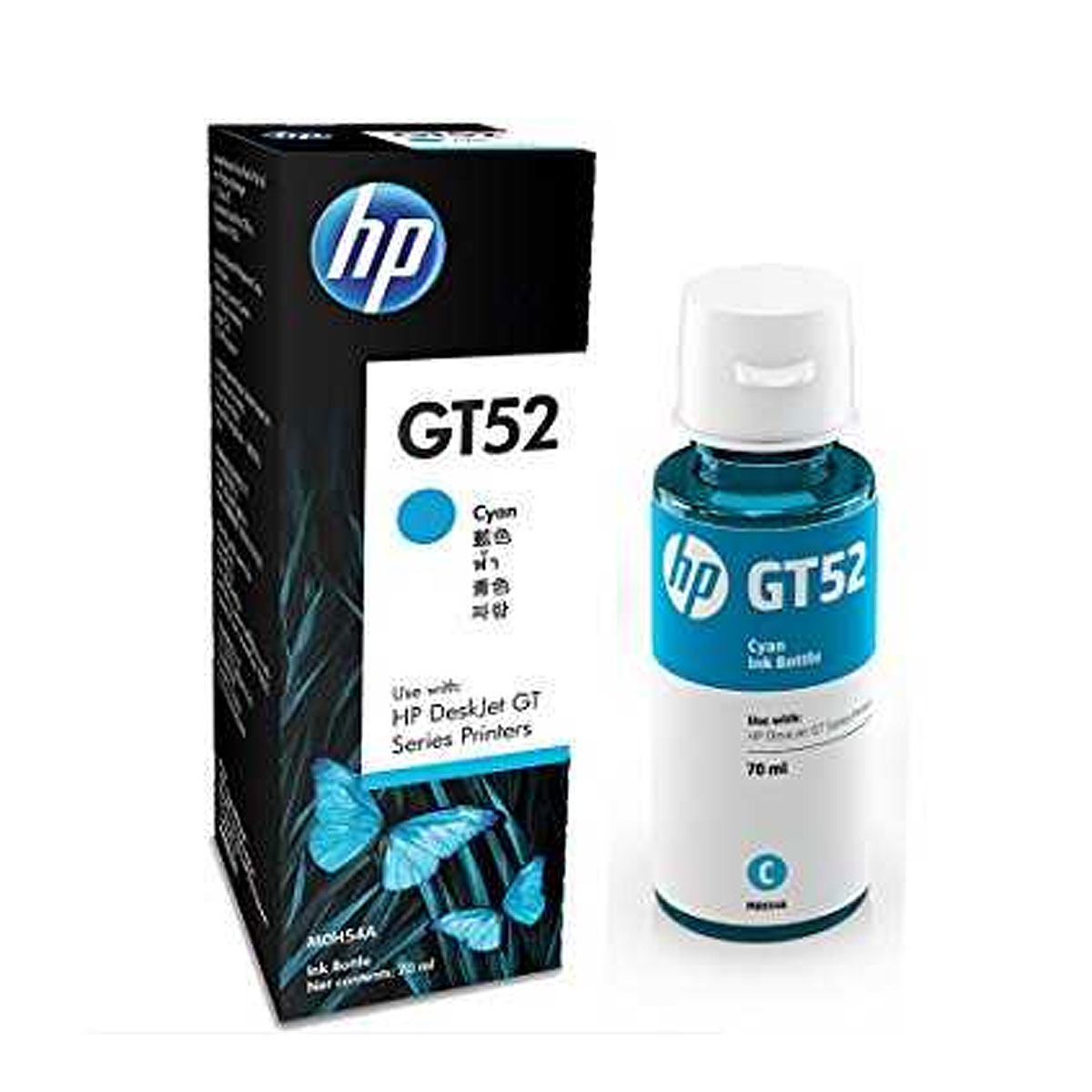 HP M0H54A / GT52 Mavi 8000 Sayfa Şişe Mürekkep Kartuş - Orijinal