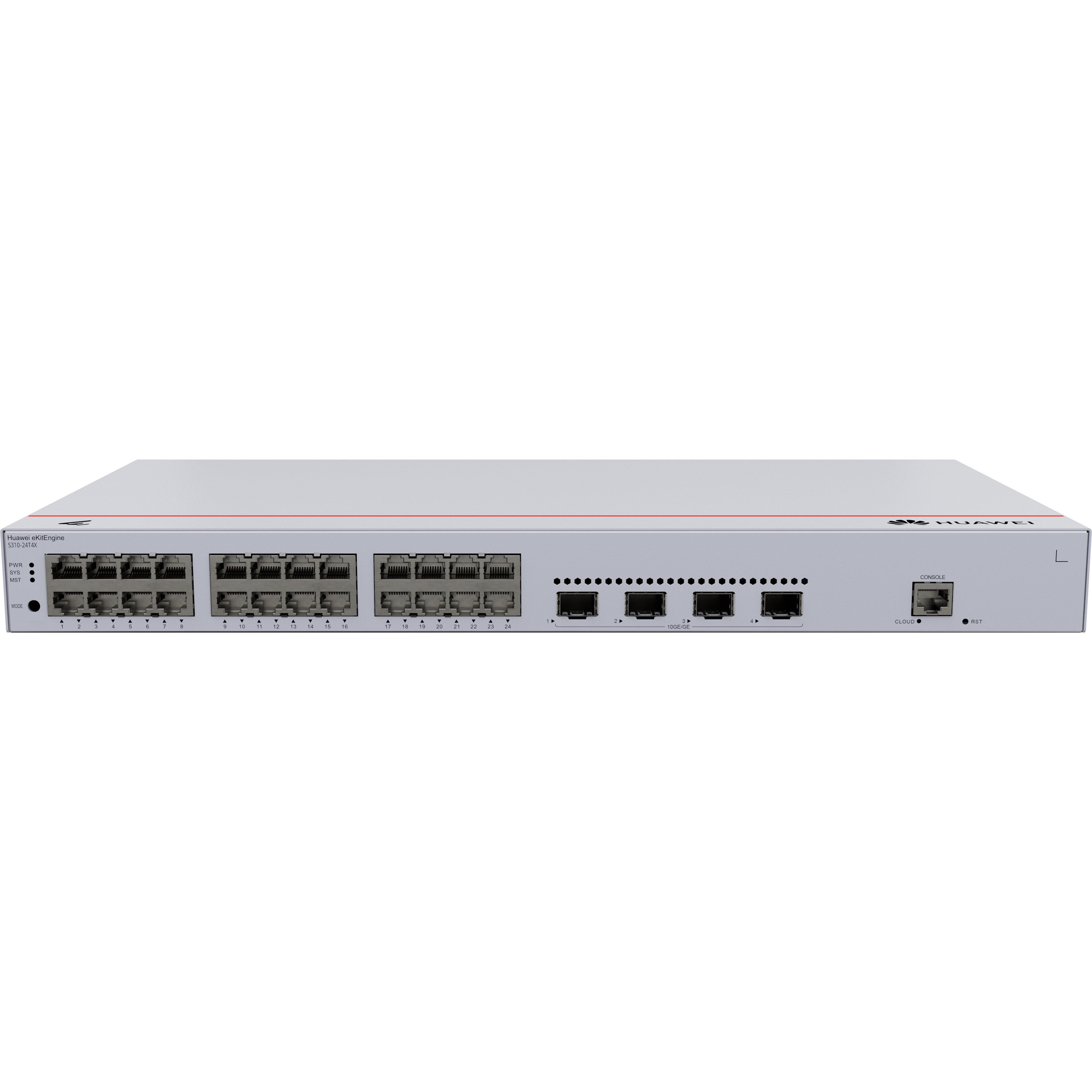 HUAWEI eKIT S310-24T4X 24 PORT 10/100/1000 4 X 10G SFP L2+ CLOUDE YÖNETİLEBİLİR RACK MOUNT SWITCH