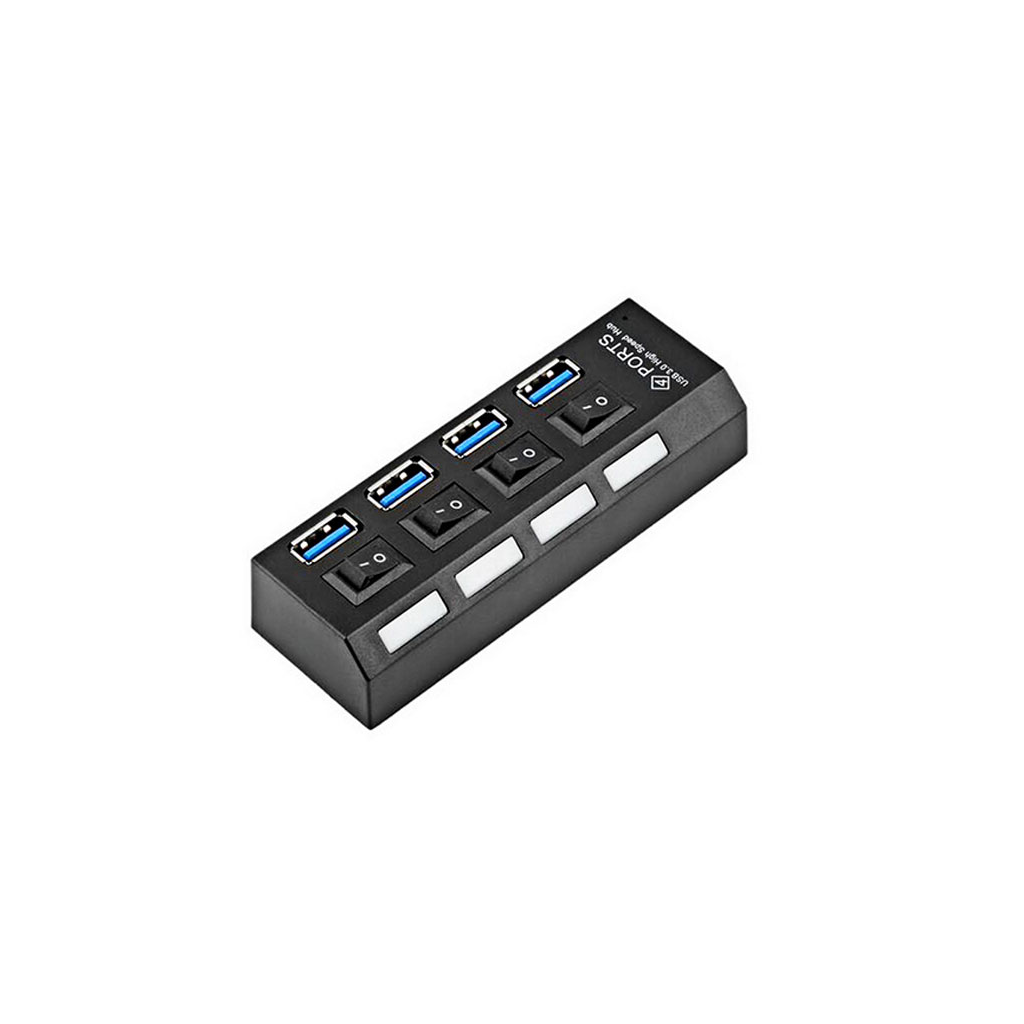 HYTECH HY-U350, USB3.0 to 4xUSB 3.0, Açma Kapama Tuşlu, USB HUB