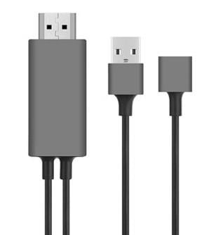 Hytech HY-XO51 Siyah/Gri USB-F to HDMI 1m HytechÇeviriciler ve AdaptörlerB05639