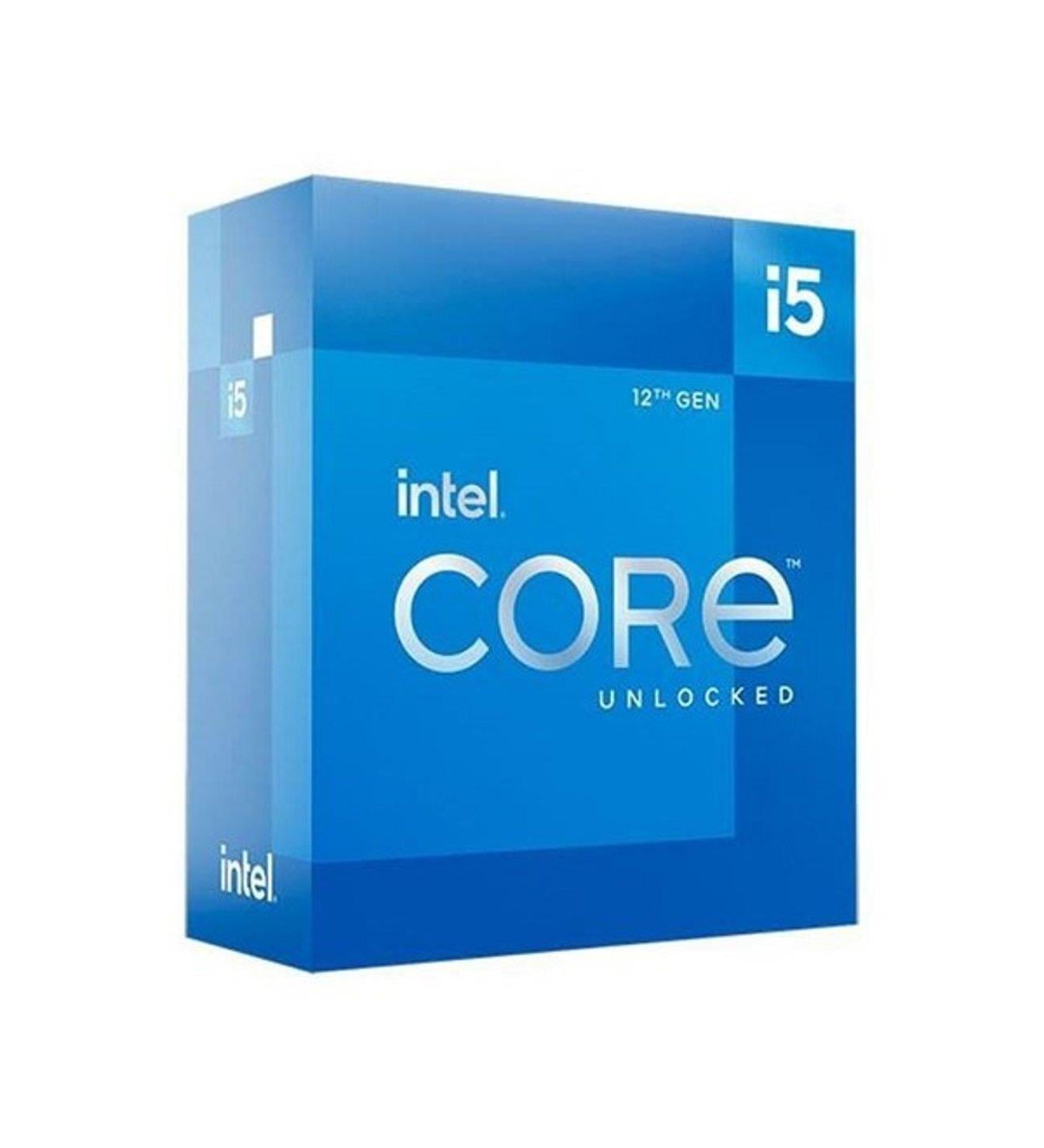 INTEL CORE i5 12400F 18MB 6çekirdekli VGA YOK 1700p 65w Kutulu+FanlıINTELİşlemciB05843