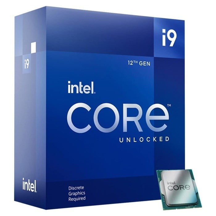 INTEL CORE i9 12900KF 30MB 16çekirdekli VGA YOK 1700p 125w Kutulu+Fansız