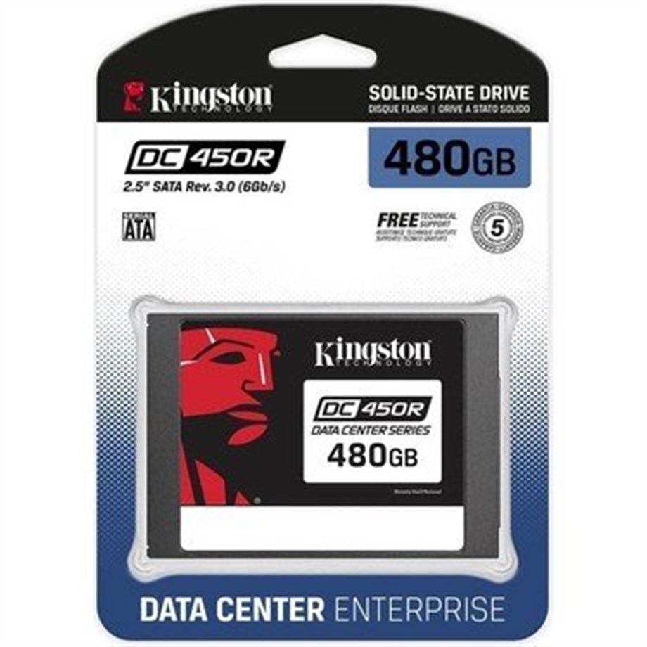 KINGSTON 2,5'' 480GB DC450R SEDC450R/480G 560MB/S 510MB/S SATA6(6GB/S) ENTERPRİSE SSD