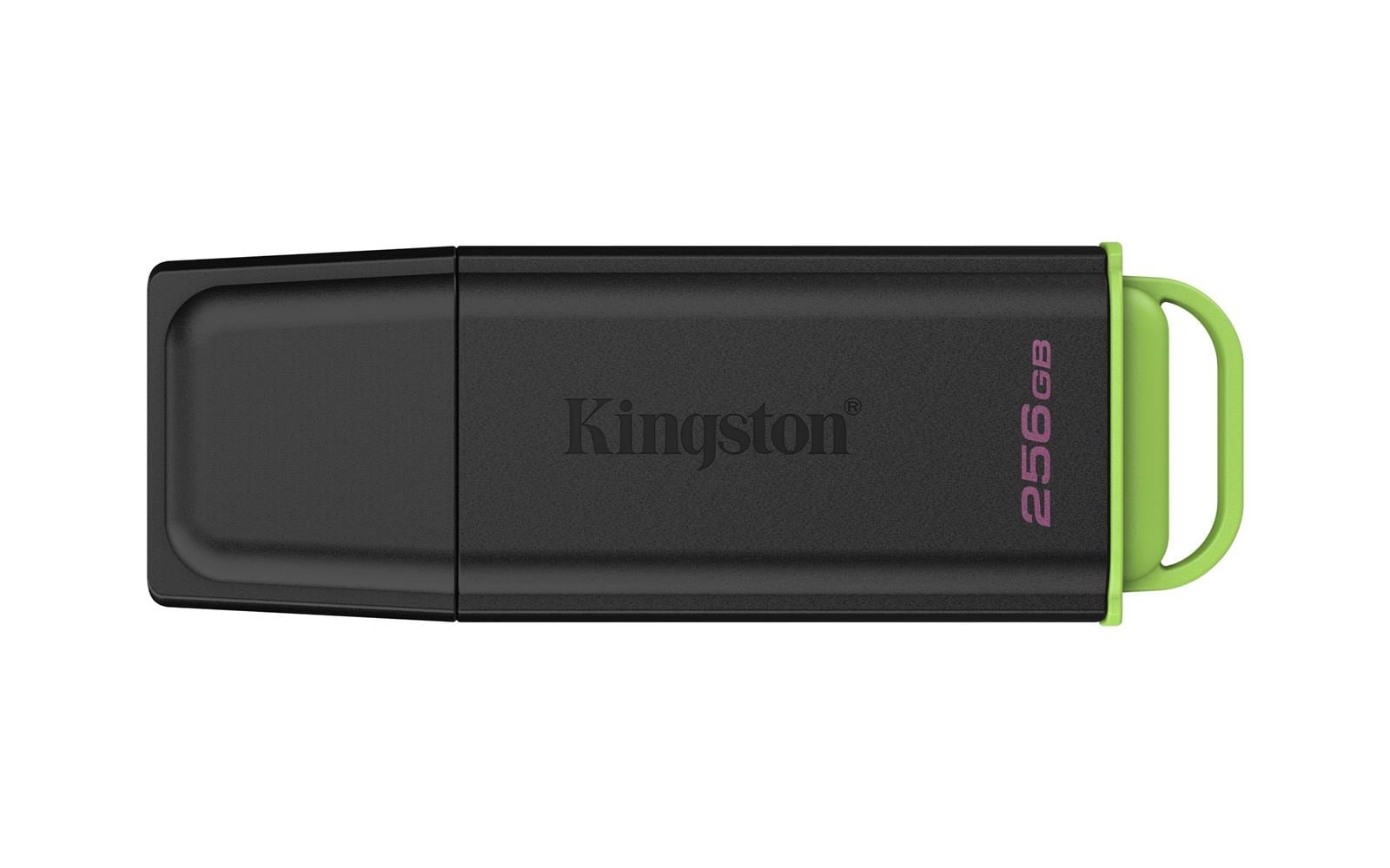 Kingston DTXG2-256GB 256GB Portable USB 3.2 Gen 1 DataTraveler Exodia Black-Green Flash Bellek
