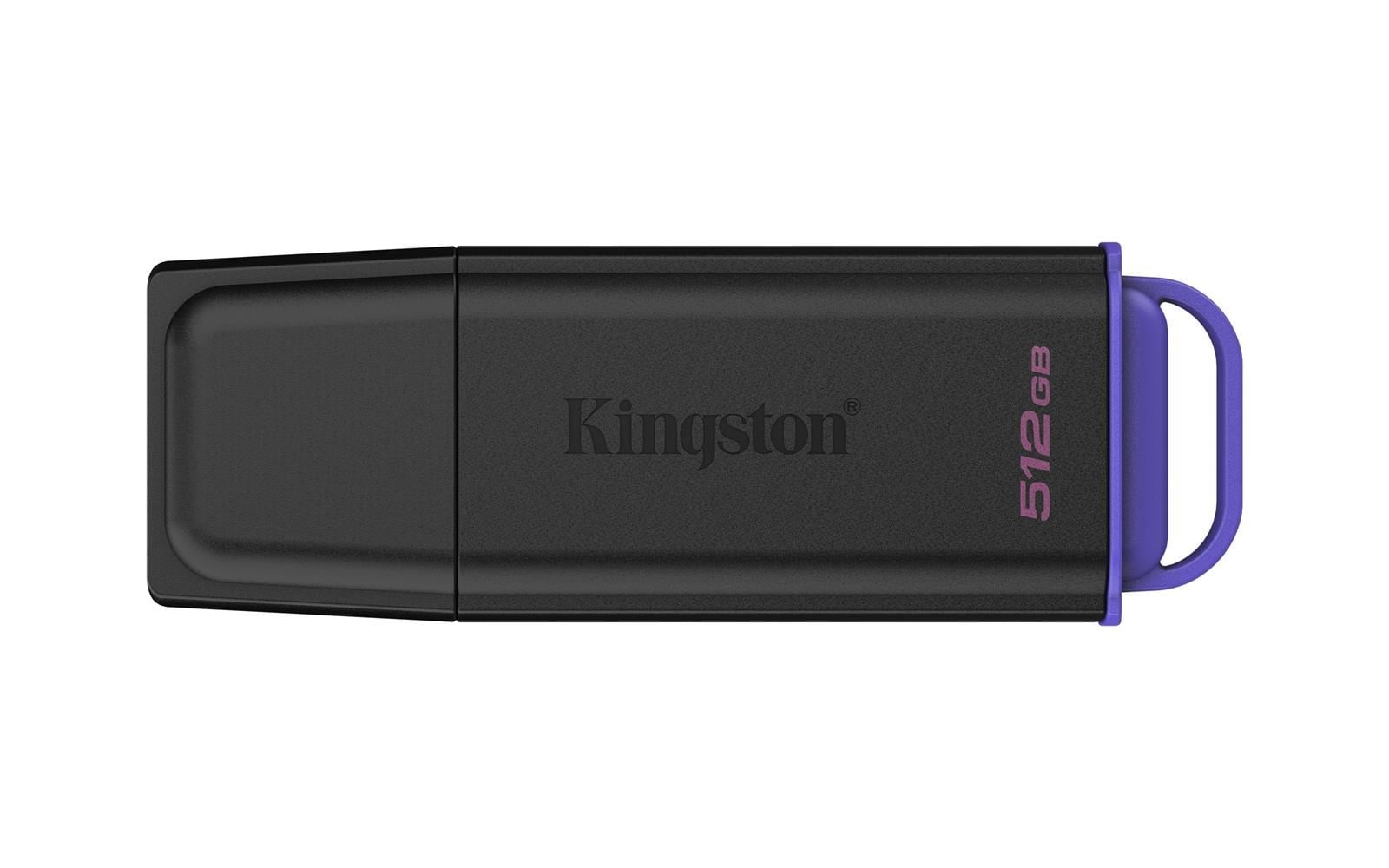 Kingston DTXG2-512GB 512GB Portable USB 3.2 Gen 1 DataTraveler Exodia Black-Purple Flash Bellek
