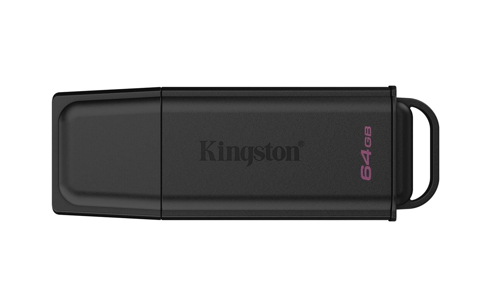 Kingston DTXG2-64GB 64GB Portable USB 3.2 Gen 1 DataTraveler Exodia Black Flash Bellek