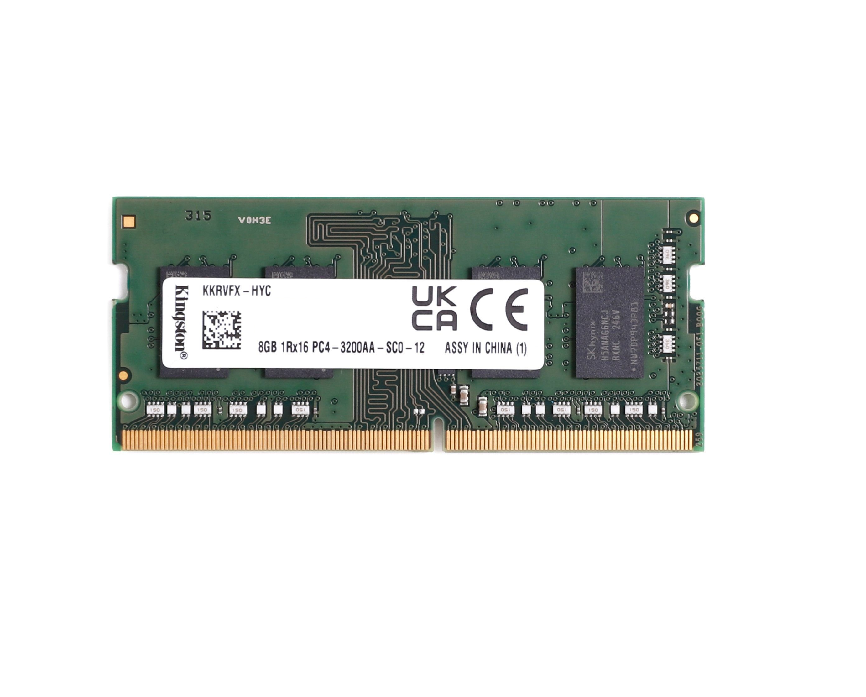 KINGSTON KKRVFX-HYC 8GB DDR4 3200MHz NOTEBOOK RAM BELLEK (KUTUSUZ)KingstonBellek RAMB06902