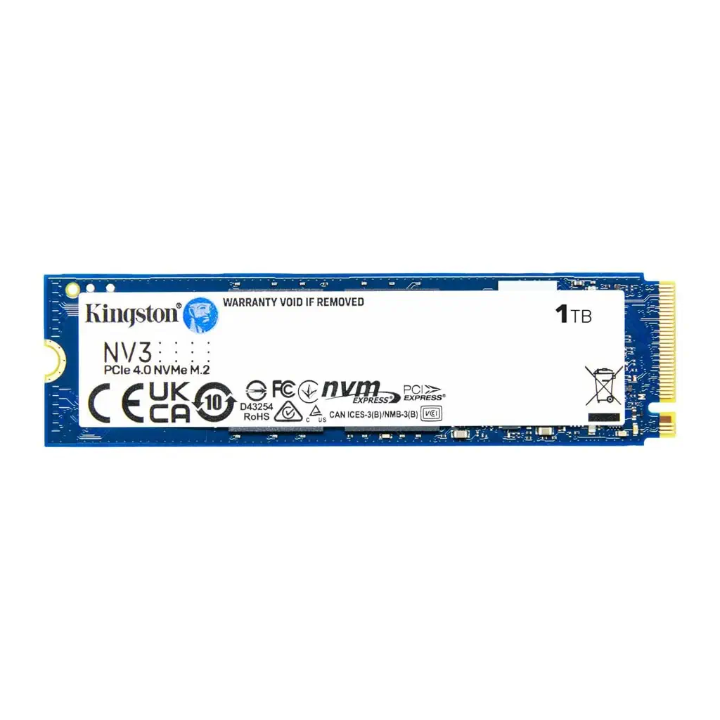 KINGSTON SNV3S/1000G, NV3, 1TB, 6000/4000, Gen4, NVME PCIe M.2 2280, SSD