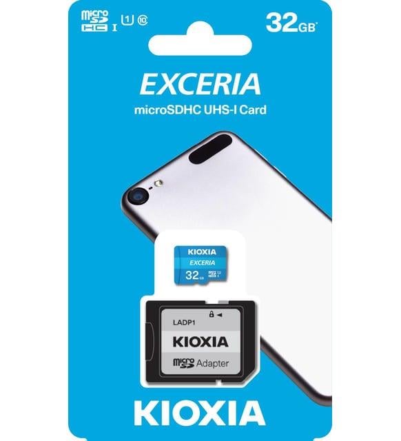 KIOXIA 32GB MICRO SDHC C10 100MB/s LMEX1L032GG2 KioxiaFlash (Micro) KartB05662