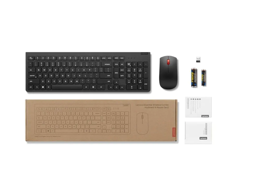 Lenovo Essential Gen2 4X31N50744 Kablosuz Klavye Mouse SetiLenovoKlavye ve Mouse SetB06912
