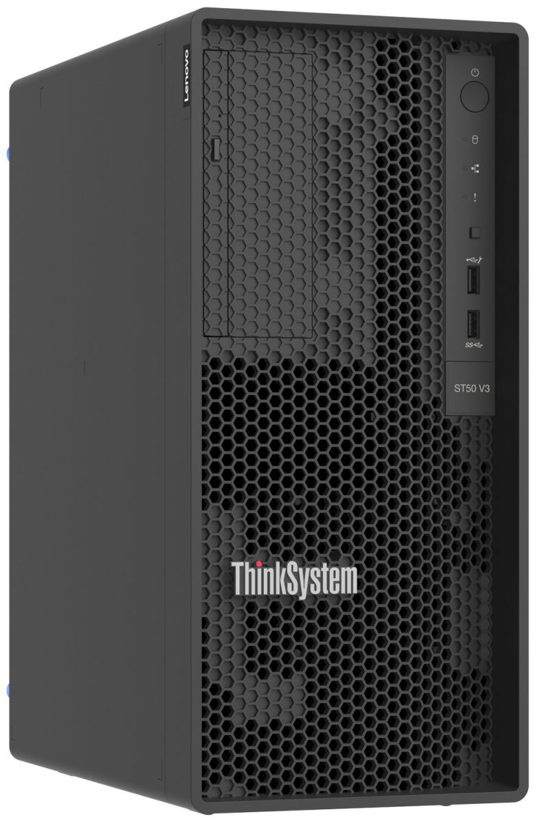 LENOVO THINKSYSTEM ST50 v3 7DF31001EA XEON 6315P-16GB DDR5 UDIMM-X2480GB SSD-Tower Sunucu
