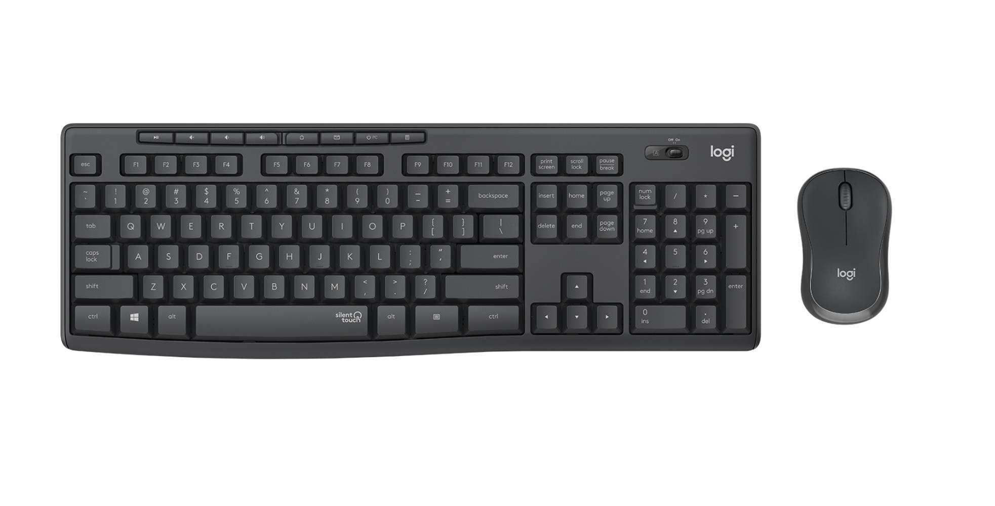 Logitech 920-009804 MK295 Kablosuz Siyah Klavye Mouse Set 
