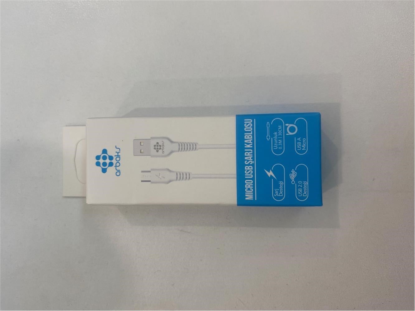 Megatech Data Kablosu Kısa Mikro Powerbank İçin (CHC65)