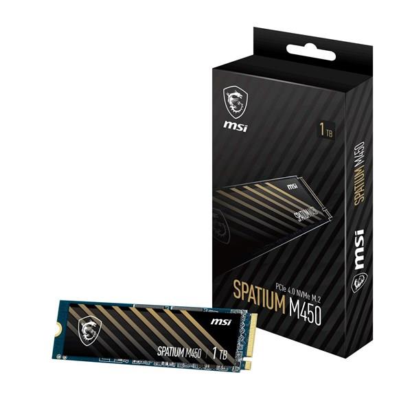 MSI 1TB SPATIUM M450 3400-2400MB/s M2 NVME GEN DİSK