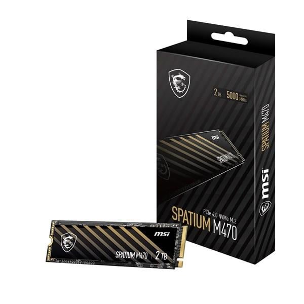 MSI 2TB SPATIUM M470 PRO 6000-5000MB/s M2 NVME GEN4 DİSK