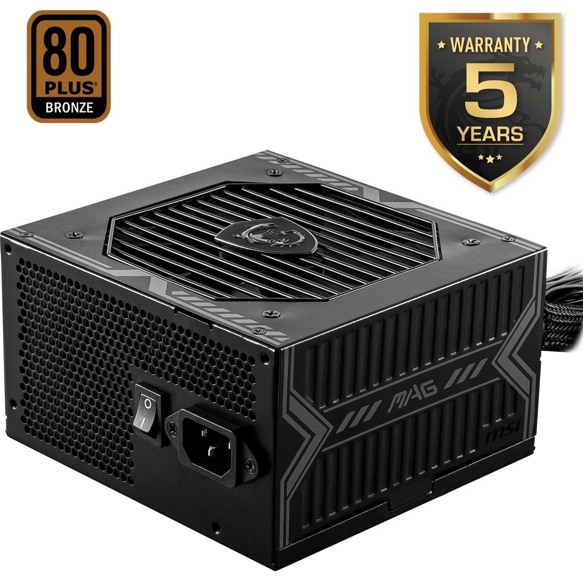 MSI 650W 80+ Bronze MAG A650BN PCIE5 II Power Supply