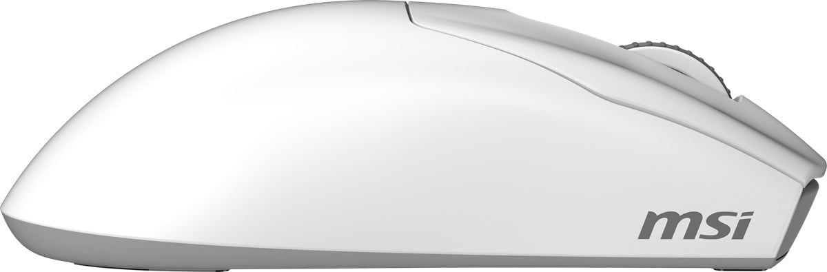 MSI FORGE GM340 W WHITE 12000 DPI PAW3311 57g RGB 2.4GHz / BLUETOOTH 5.2 / USB BEYAZ OYUNCU MOUSE