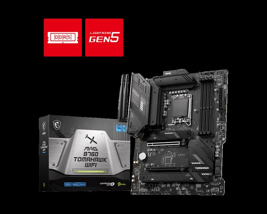 MSI MAG B760 TOMAHAWK WIFI DDR5 6400(OC) ATX 1700p