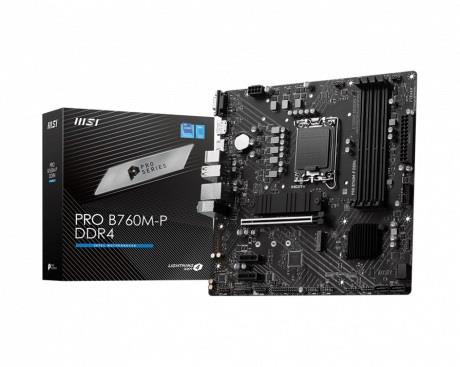 MSI PRO B760M-P DDR4 4800(OC) DDR4 HDMI DP M.2 ATX 1700p .MsiYeni ÜrünlerAAAA43MSI0030