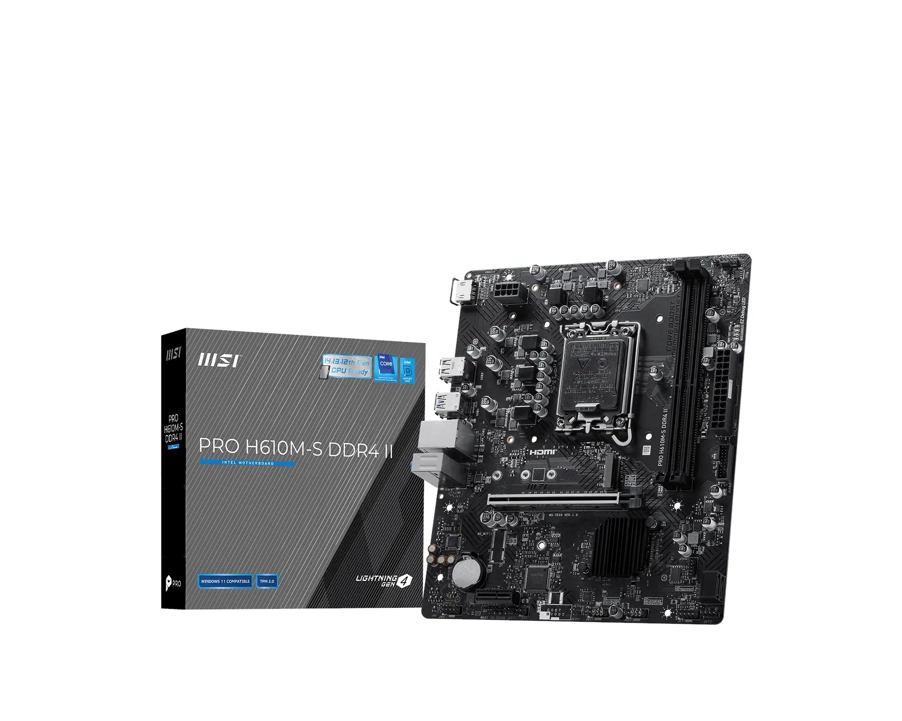 MSI PRO H610M-S DDR4 II 3200MHZ MATX 1700P