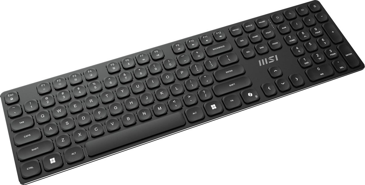 MSI Q TR FORGE K210 Wireless Combo 2.4GHz Şarjlı Klavye Mouse Seti