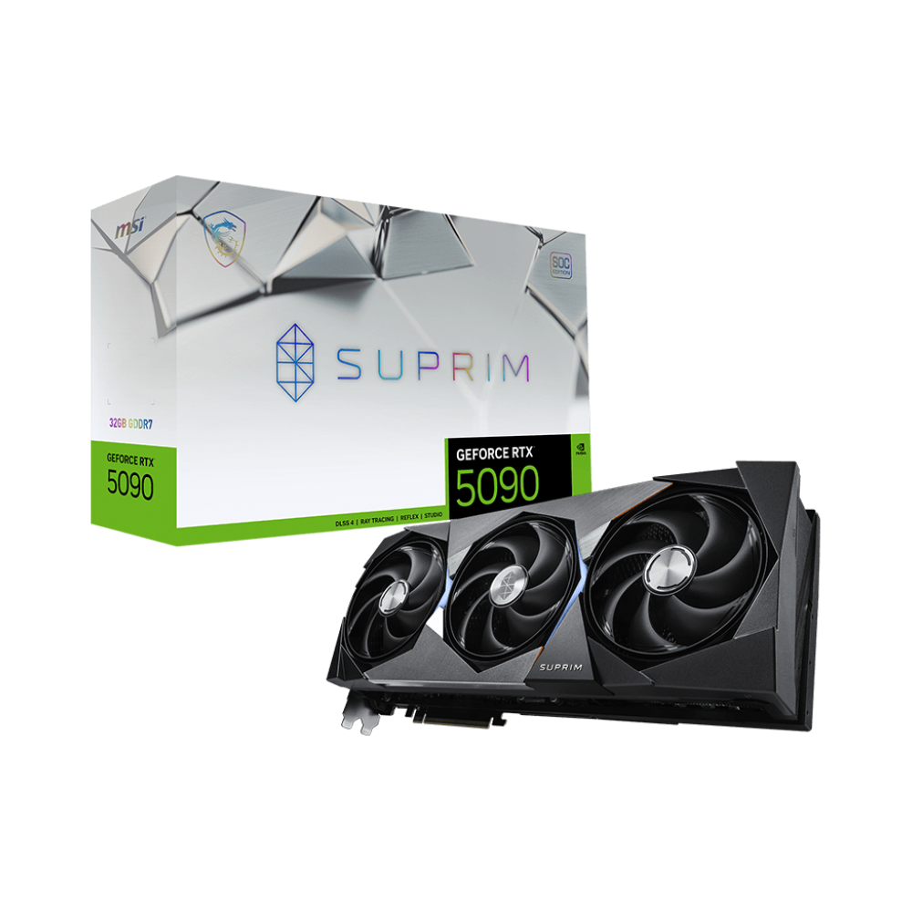 MSI RTX5090 32GB SUPRIM SOC GDDR7 512bit HDMI 3X DP PCIe 5.0