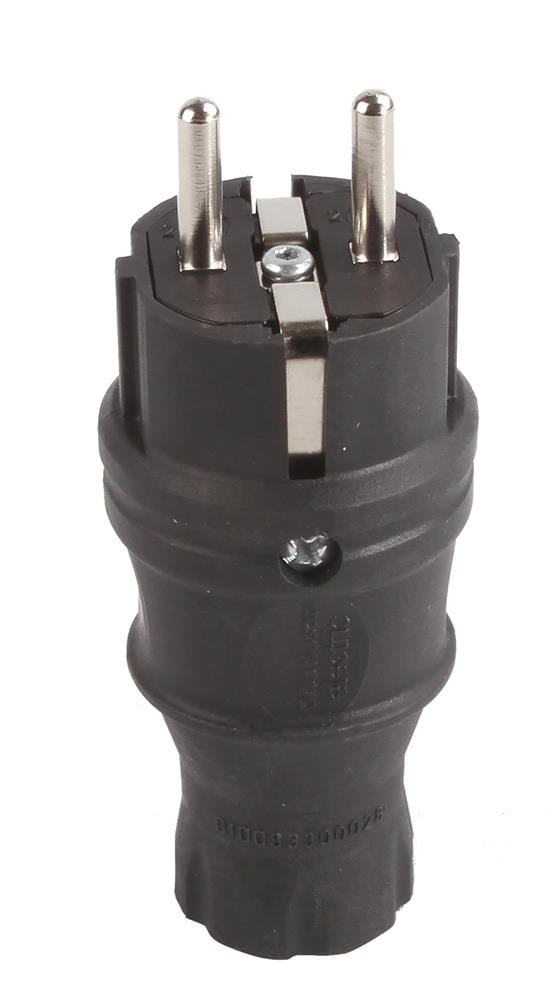 Mutlusan MUT-28 1X16 A. MONO. Topraklı Erkek Fiş (Düz)(010 083 300028)